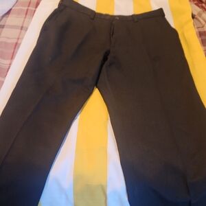 Haggar Men's Charcoal Dress Pants